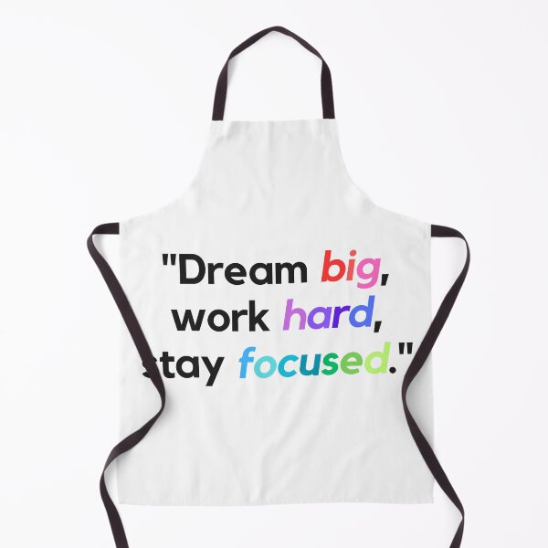 Item preview, "Dream big, work hard, stay focused." - Inspirational Quote designed and sold by Bananobanini.