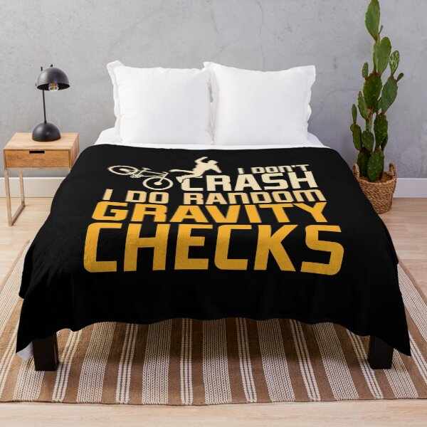 Item preview, I Don't Crash I Do Random Gravity Checks Funny Biker Memes designed and sold by ArabCorner.