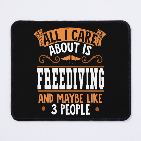 Item preview, All I Care About Is Freediving designed and sold by saulmedia.