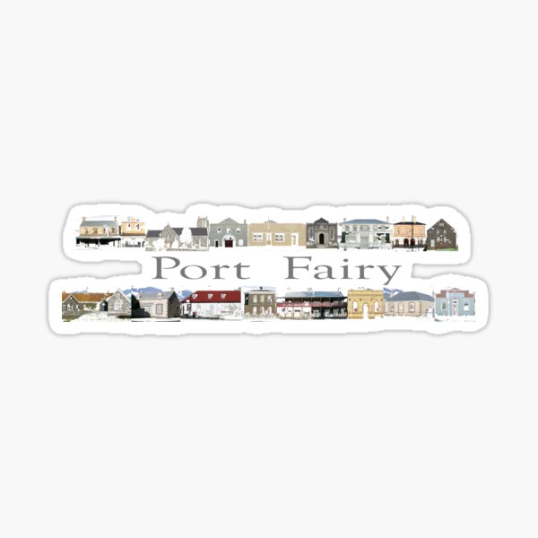 Item preview, port fairy victoria street scene designed and sold by Brett Thompson.