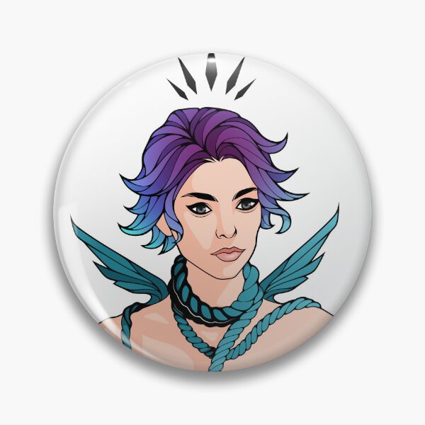 Item preview, Anime Non Binary Angel with Wings  designed and sold by ObsidianDaz.