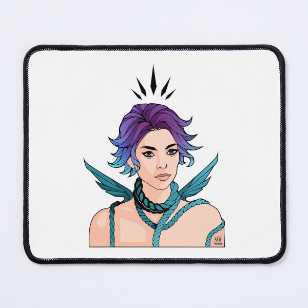 Item preview, Anime Non Binary Angel with Wings designed and sold by ObsidianDaz.