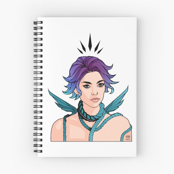 Item preview, Anime Non Binary Angel with Wings  designed and sold by ObsidianDaz.
