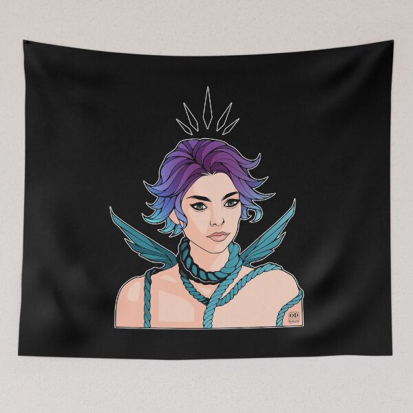 Item preview, Anime Non Binary Angel with Wings  designed and sold by ObsidianDaz.