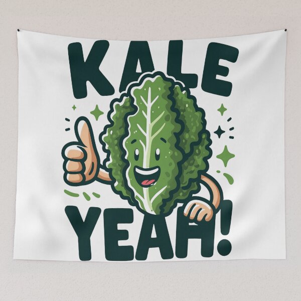 Item preview, Funny Vegan Kale Yeah  designed and sold by KitonicTees.