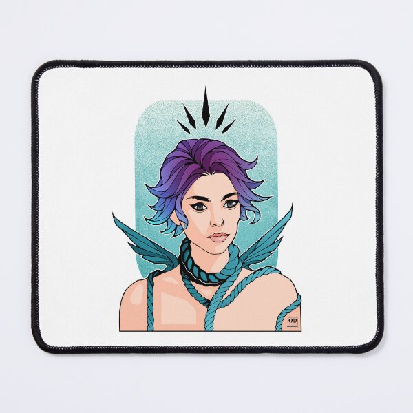Item preview, Anime Non Binary Angel with Wings designed and sold by ObsidianDaz.