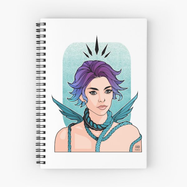 Item preview, Anime Non Binary Angel with Wings  designed and sold by ObsidianDaz.