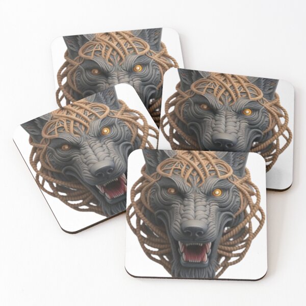 Item preview, Woodcut Werewolf made of rope designed and sold by SimonNegle.