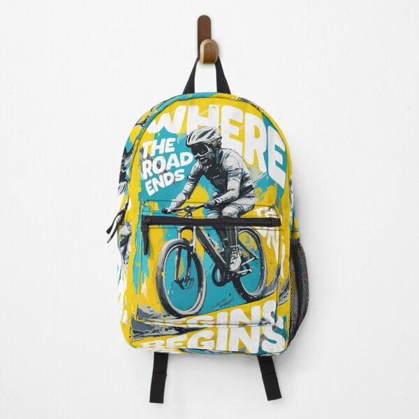 Item preview, Where The Road Ends, The Fun Begins! Mountain bike, Cycling. gift for cyclist  designed and sold by BRUNTadventures.