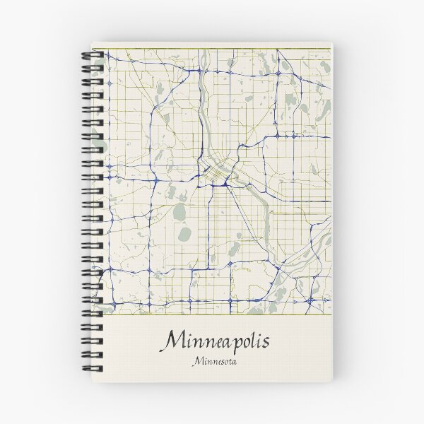 Item preview, Minneapolis Minnesota Named City Map - Hand-Drawn designed and sold by StylishStacks.
