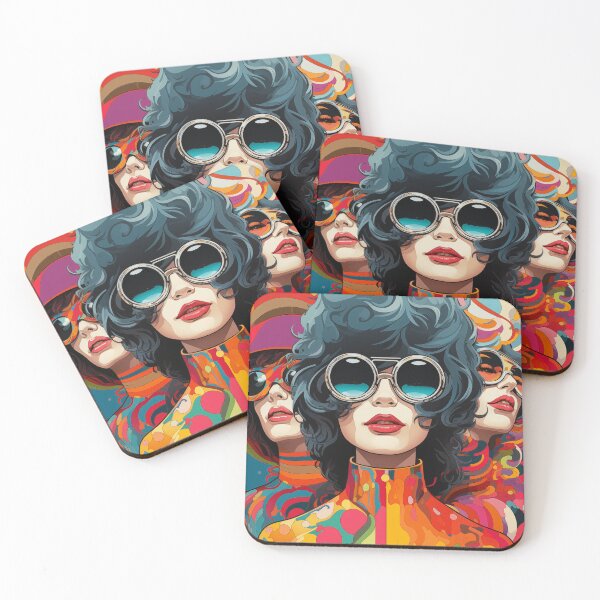 Item preview, A funky retro-inspired characters. designed and sold by cozycrafts3.