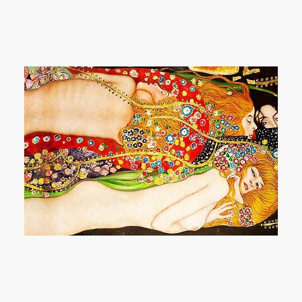 Item preview, HD Les serpents d'eau II, de Gustav Klimt 1907 HAUTE DÉFINITION designed and sold by MINDTHECHERRY.