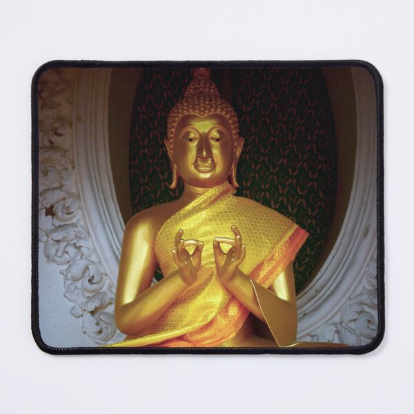Item preview, Buddha seated guarding the Phra Pathom Chedi, Thailand designed and sold by JonDelorme.