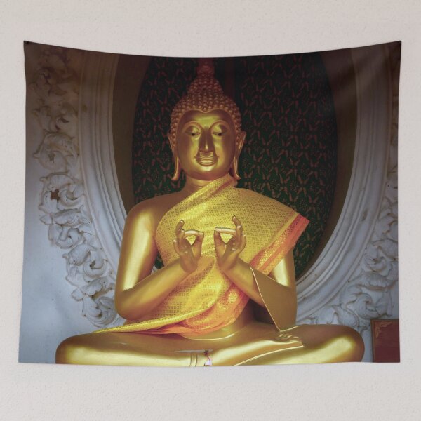 Item preview, Buddha seated guarding the Phra Pathom Chedi, Thailand designed and sold by JonDelorme.