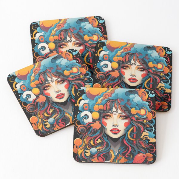 Item preview, A funky retro-inspired characters. designed and sold by cozycrafts3.
