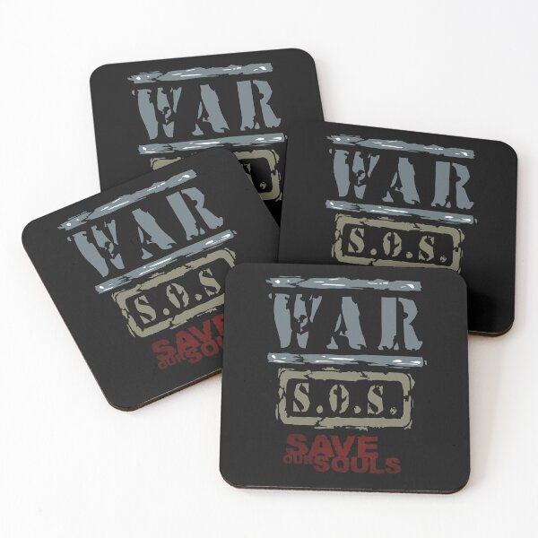 Item preview, WAR, SOS, SAVE OUR SOULS designed and sold by Inspiretouplift.