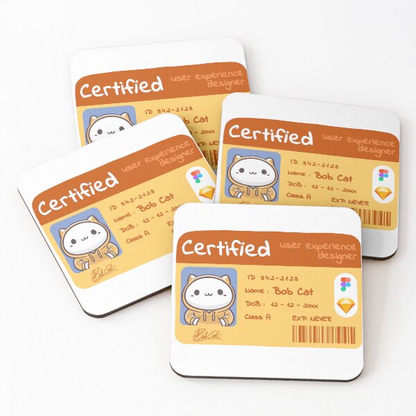 Item preview, Certified UX Designer - UX Designer | Product Designer | UI Designer Stickers designed and sold by PoshPixel.