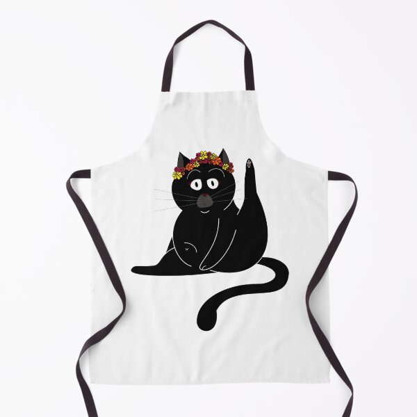 Item preview, Leg Up Black Cat designed and sold by VentunoGrammi.