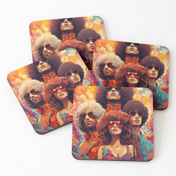 Item preview, A funky retro-inspired characters. designed and sold by cozycrafts3.