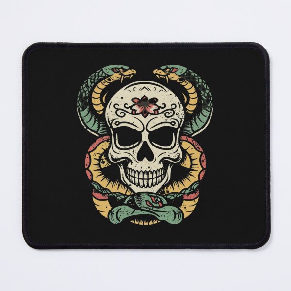 Item preview, American Traditional Serpent Skeleton Tattoo designed and sold by Goku Creations.