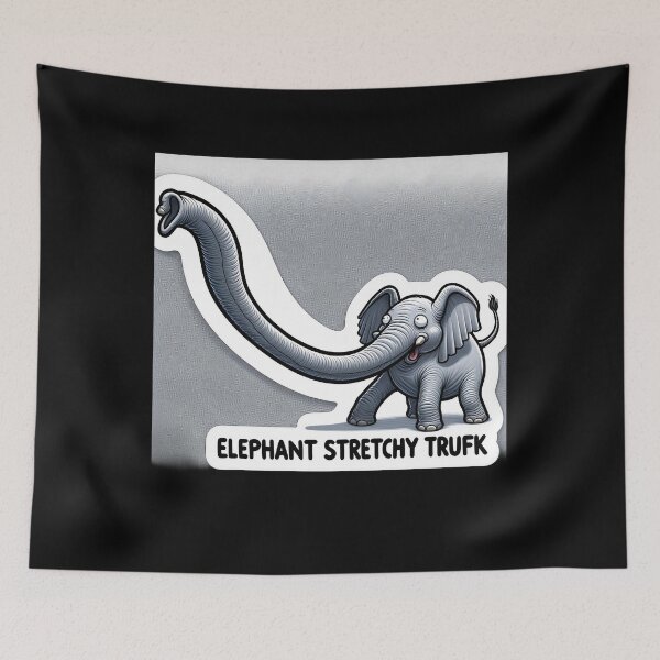 Item preview, Elephant Stretchy Trunk designed and sold by Master-Print.