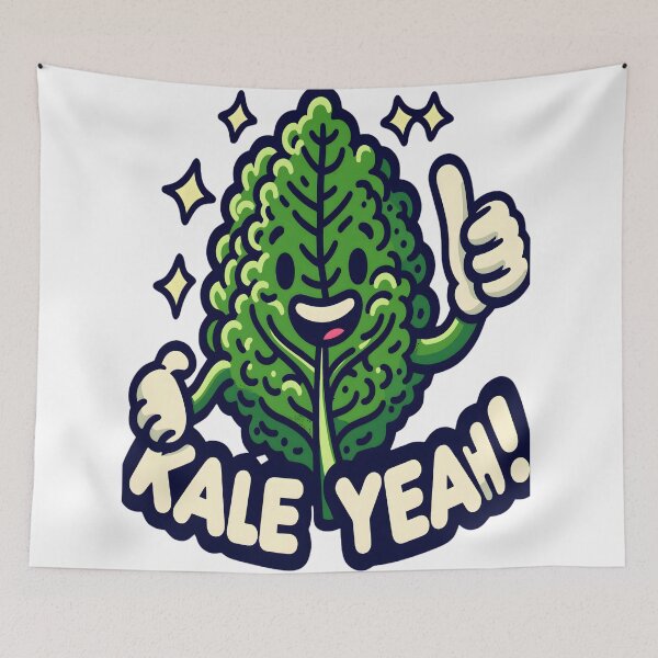 Item preview, Funny Vegan Kale Yeah designed and sold by KitonicTees.
