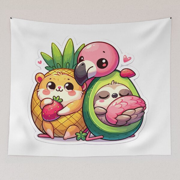 Item preview, Fruitful Friends Huddle Cuddle  designed and sold by LittleSophia1.