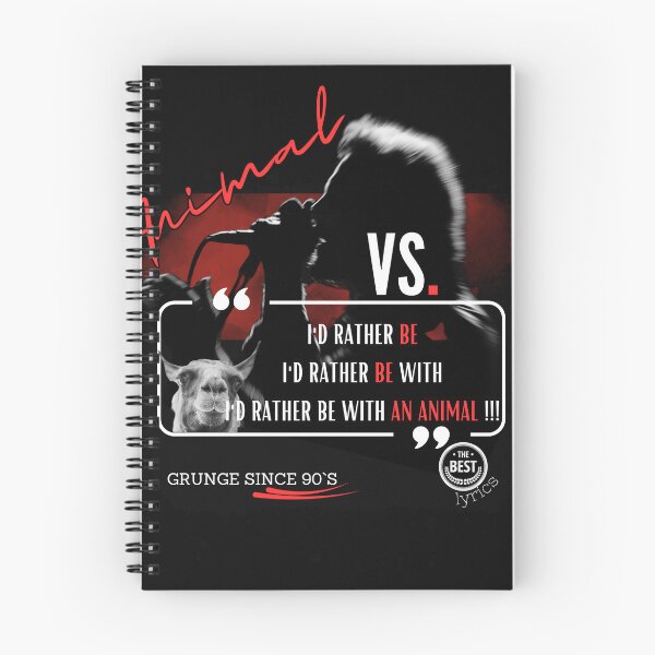 Item preview, Animal Track Lyrics - FAN VS. Grunge 90s nostalgia - Best Lyrics Series designed and sold by fleive.