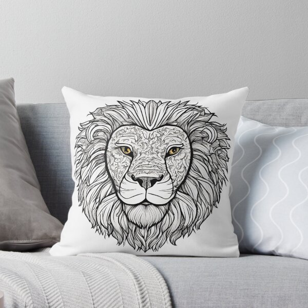 Item preview, Lion Head Art Face Design designed and sold by SimpleP.