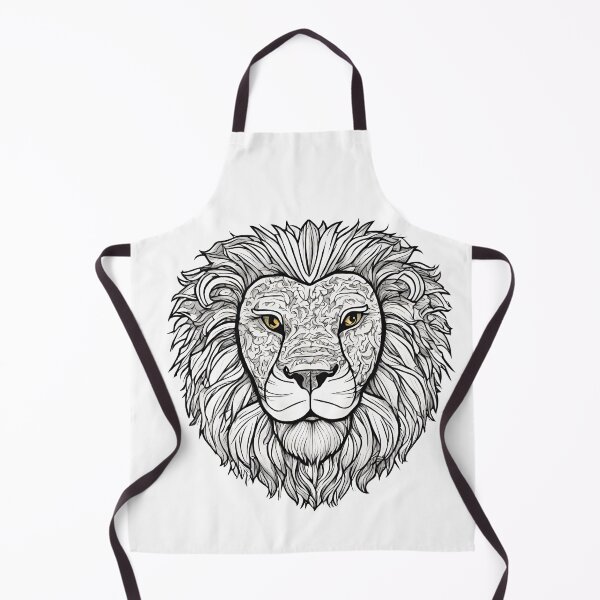 Item preview, Lion Head Art Face Design designed and sold by SimpleP.