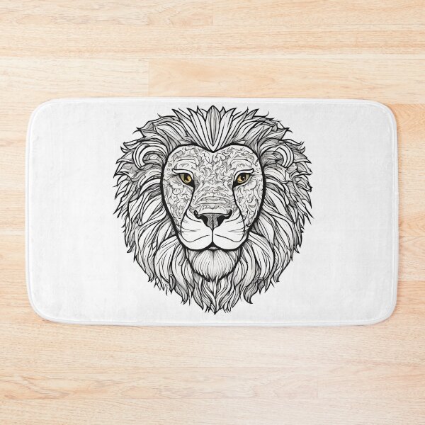 Item preview, Lion Head Art Face Design designed and sold by SimpleP.