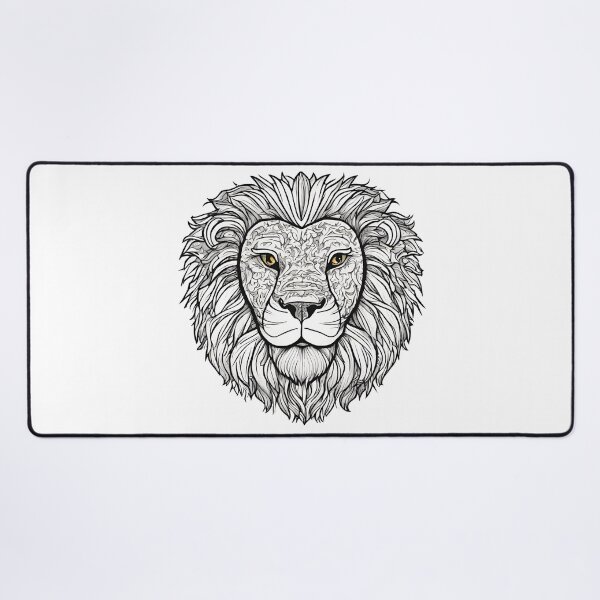 Item preview, Lion Head Art Face Design designed and sold by SimpleP.