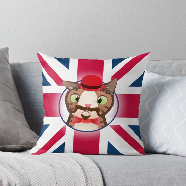 Monty Gotchy - London 2 Throw Pillow