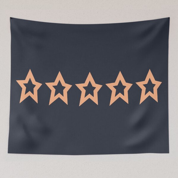 Item preview, Five Thick Line Star Graphic designed and sold by ellenhenry.