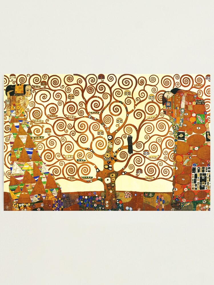 Aperçu 1 sur 3. Impression photo avec l'œuvre HD L'Arbre de Vie, 1905 de Gustav Klimt - HAUTE DÉFINITION créée et vendue par mindthecherry.