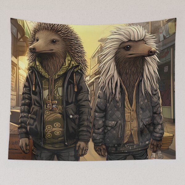Item preview, Echidna and Charybdi | Hip Hop style designed and sold by ComicsFactory.