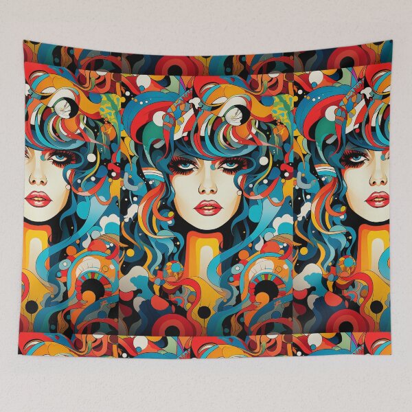 Item preview, A funky retro-inspired characters. designed and sold by cozycrafts3.