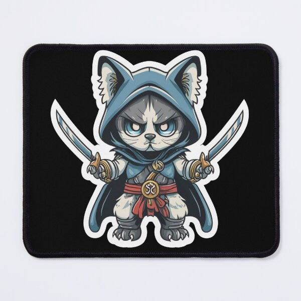 Item preview, Blue-eyed cat Assasin designed and sold by FreshArtFusion.