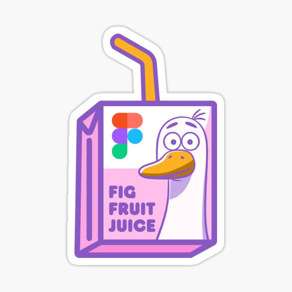 Aperçu de l'œuvre Jus de Fruit de Figue - UX Designer | Concepteur de produits | Autocollants de concepteur d’interface utilisateur créée et vendue par PoshPixel.