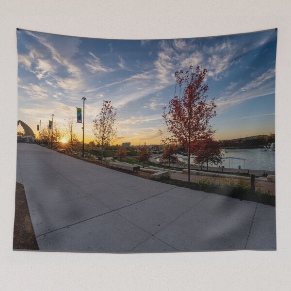Item preview, Morning Sunrays Omaha River Front designed and sold by mljdwhite.