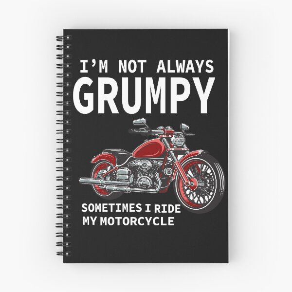 Item preview, I'm Not Always Grumpy Sometimes I Ride My Motorcycle,Funny Motorcycle Lover,Bike Lovers,Funny Husband Gifts,Rider Tee designed and sold by CreativeThreadCo ⭐️⭐️⭐️⭐️⭐️.