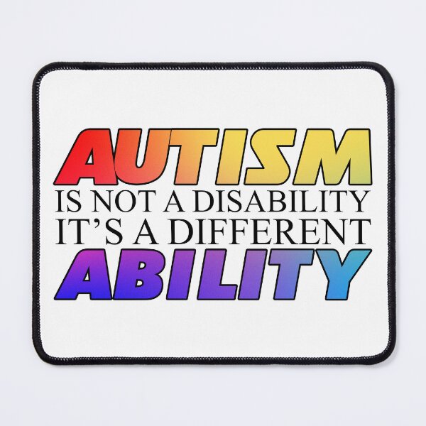 Item preview, Copy of Autism Is Not A Disability White Version designed and sold by Luan Huynh.
