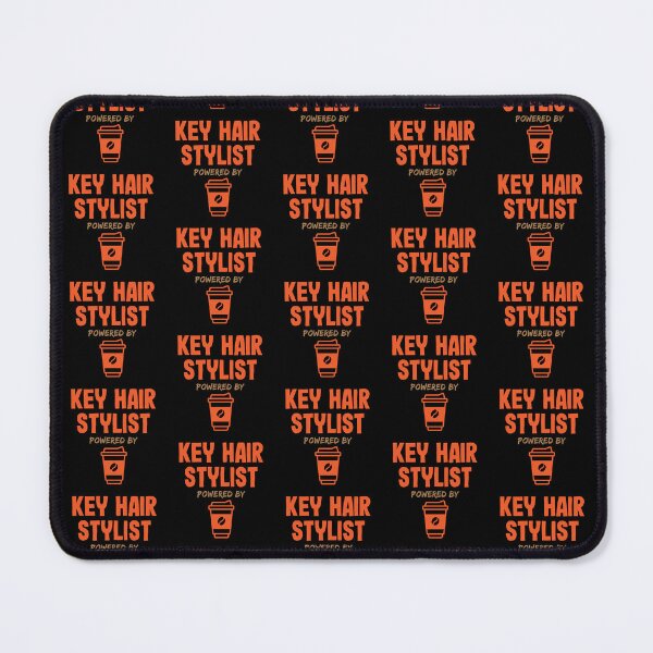 Item preview, Key Hair Stylist Powered by Coffee designed and sold by NermilioDesigns.