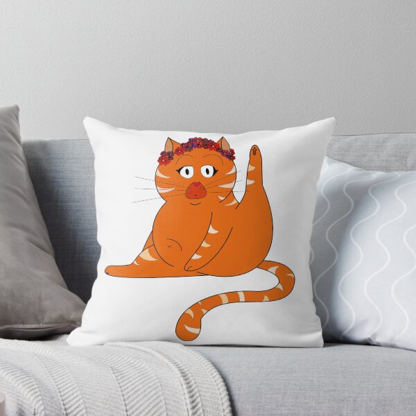 Item preview, Leg Up Orange Red Tiger Cat designed and sold by VentunoGrammi.