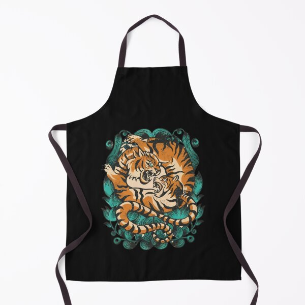 Item preview, Tatuaje tradicional de duelo de tigre y serpiente designed and sold by Goku Creations.
