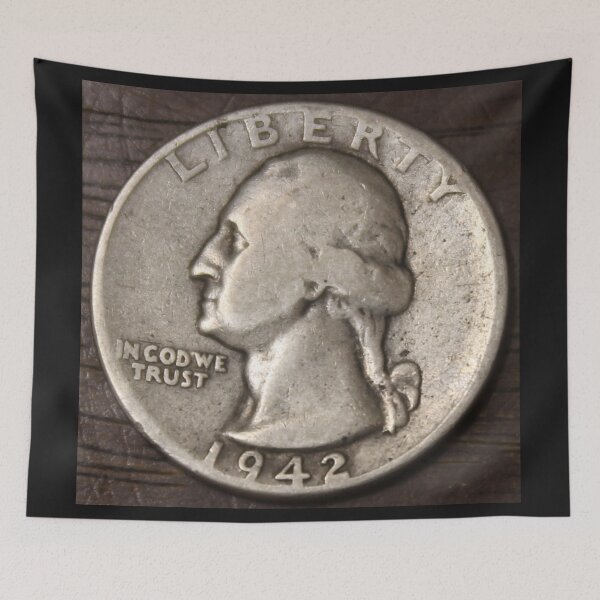 Item preview, 1942 Washington Quarter designed and sold by coinsxcrochet.