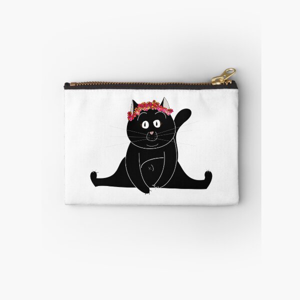 Item preview, Fat Black Cat doing Splits designed and sold by VentunoGrammi.