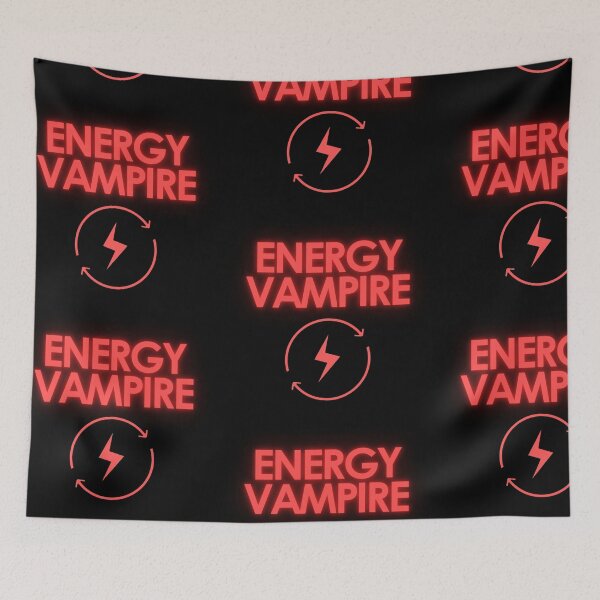 Item preview, Energy Vampire (Red) designed and sold by Parasocialite.