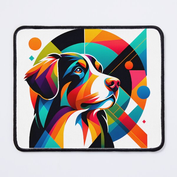 Item preview, Appenzeller Mountain Dog abstract design designed and sold by TaevasDesign.
