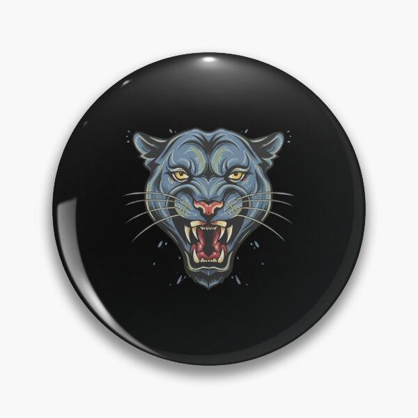 Item preview, American Traditional Panther Tattoo designed and sold by Goku Creations.